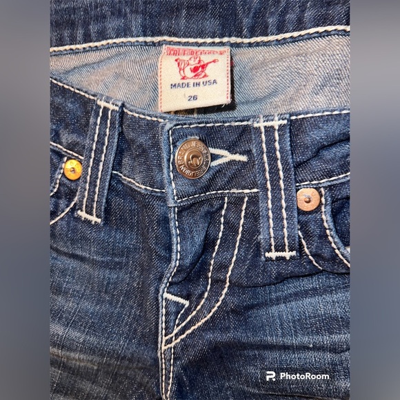 True Religion Women's Billie Low Rise Straight Sup T size 26 - Picture 9 of 9
